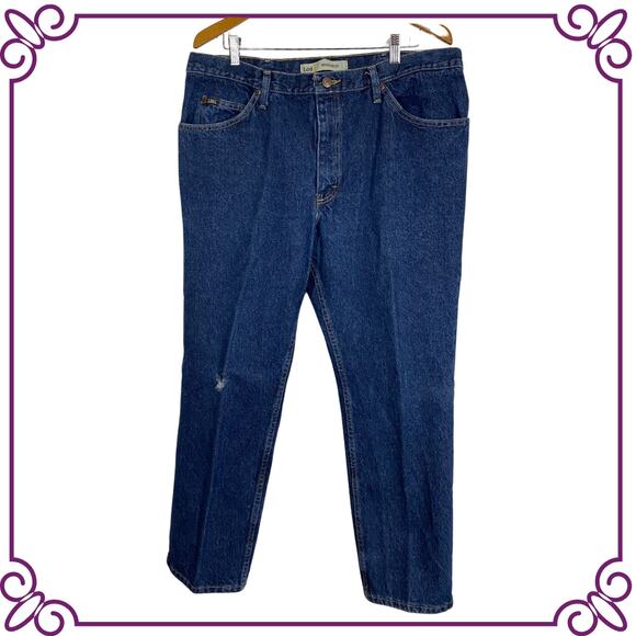 Lee Regular Fit Straight Leg Blue Jeans W 40 X L 30 SHORT - Picture 1 of 9